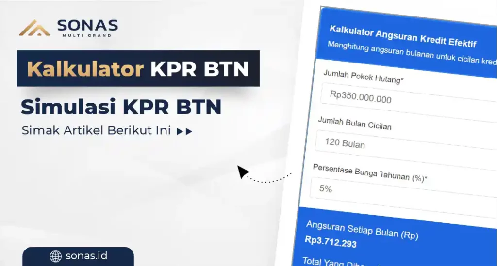 Kalkulator KPR BTN Simulasi KPR BTN