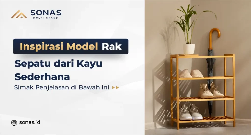 Inspirasi Model Rak Sepatu dari Kayu Sederhana