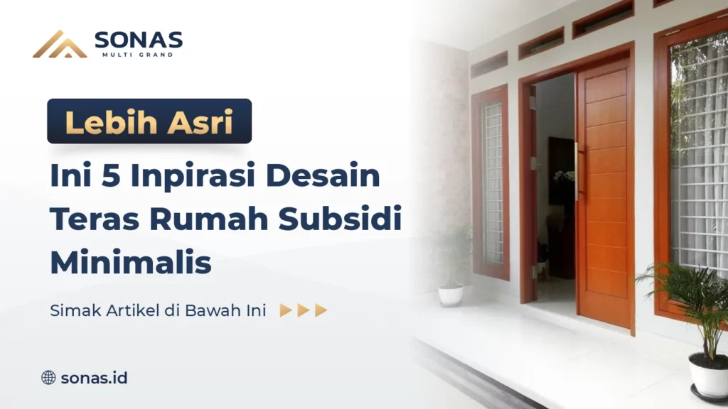 Teras Rumah Subsidi Minimalis 