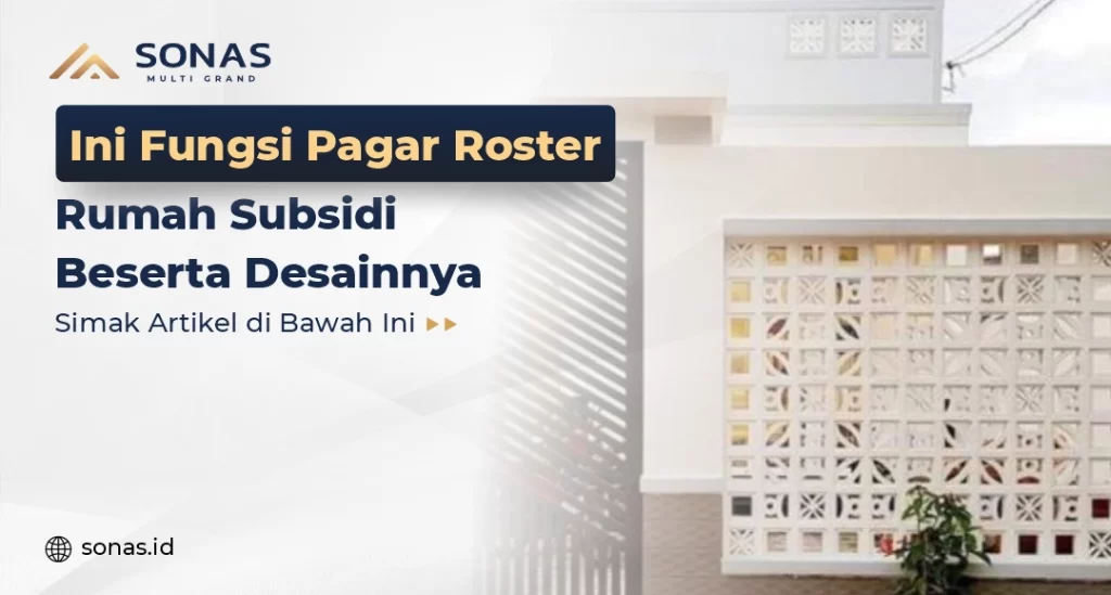 Pagar Roster Rumah Subsidi