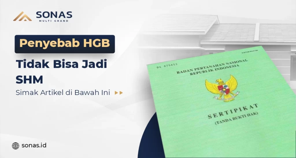 HGB Tidak bisa jadi SHM