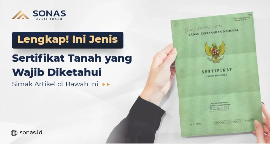 Jenis Sertifikat Tanah