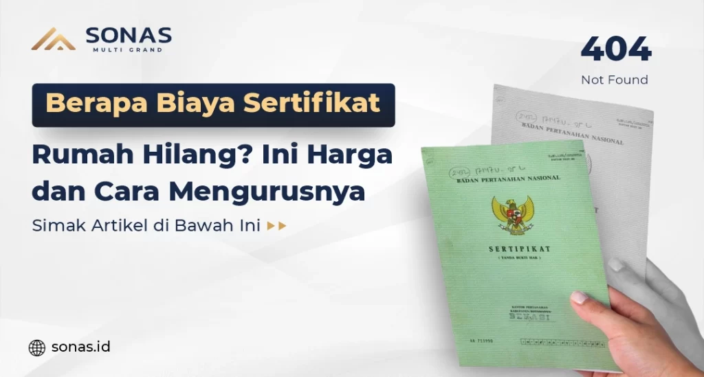 Sertifikat Rumah Hilang