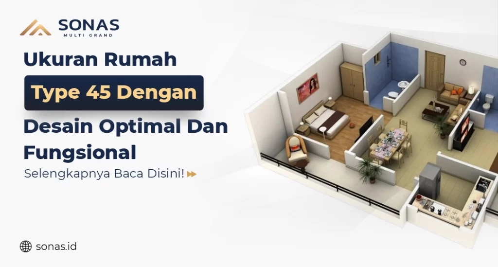 Ukuran Rumah Type 45