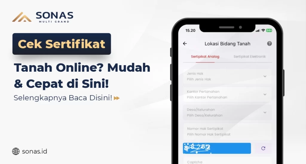 Cek Sertifikat Tanah Online