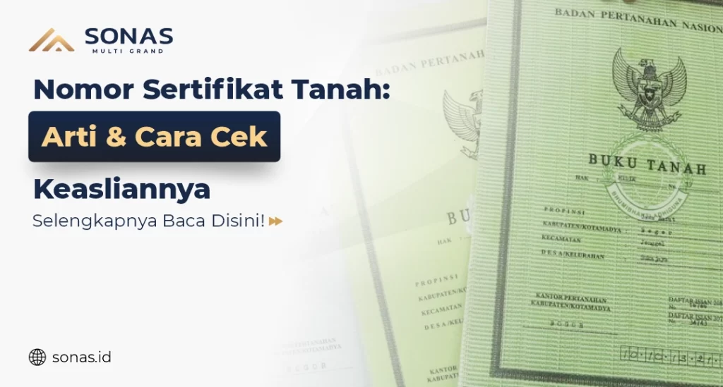 Nomor Sertifikat Tanah