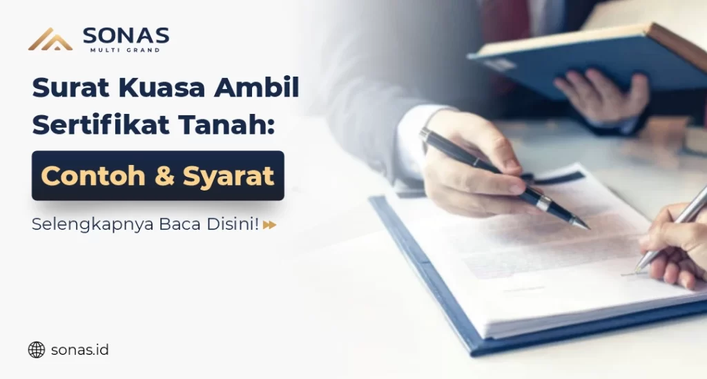 Surat Kuasa Pengambilan Sertifikat Tanah