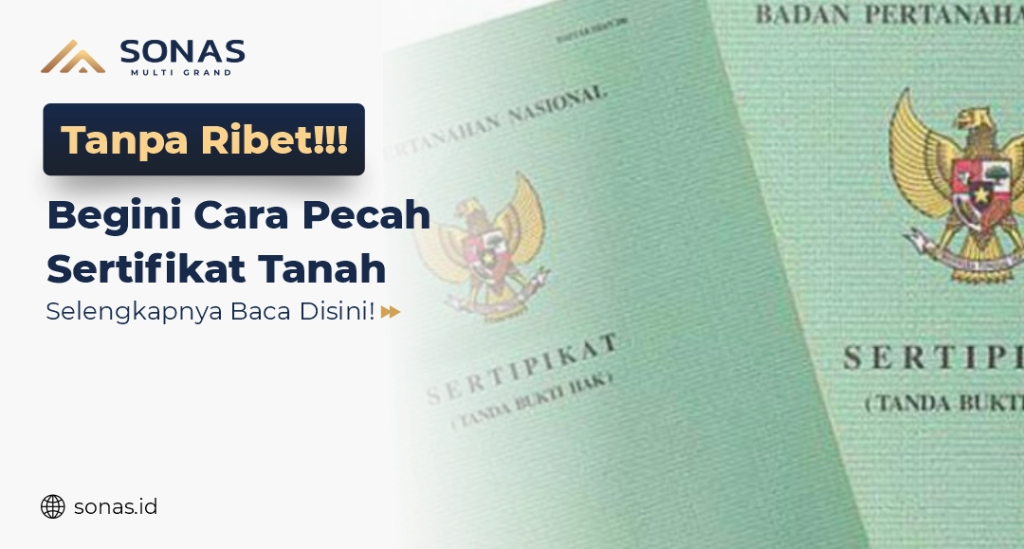 Pecah Sertifikat Tanah