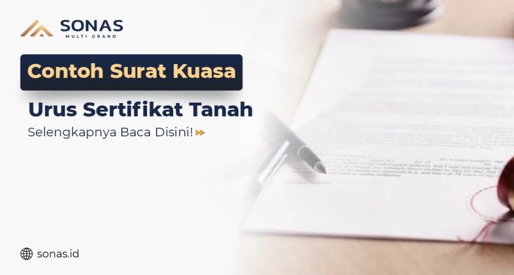 Surat Kuasa Pengurusan Sertifikat Tanah