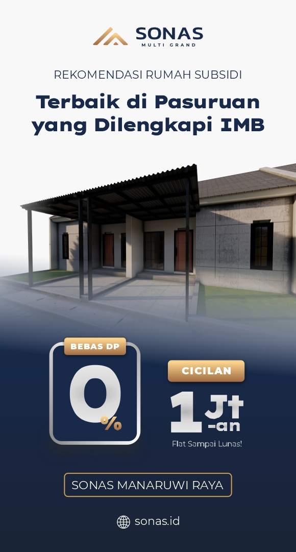 Rekomendasi Rumah Subsidi Terbaik di Pasuruan yang sudah Dilengkapi IMB