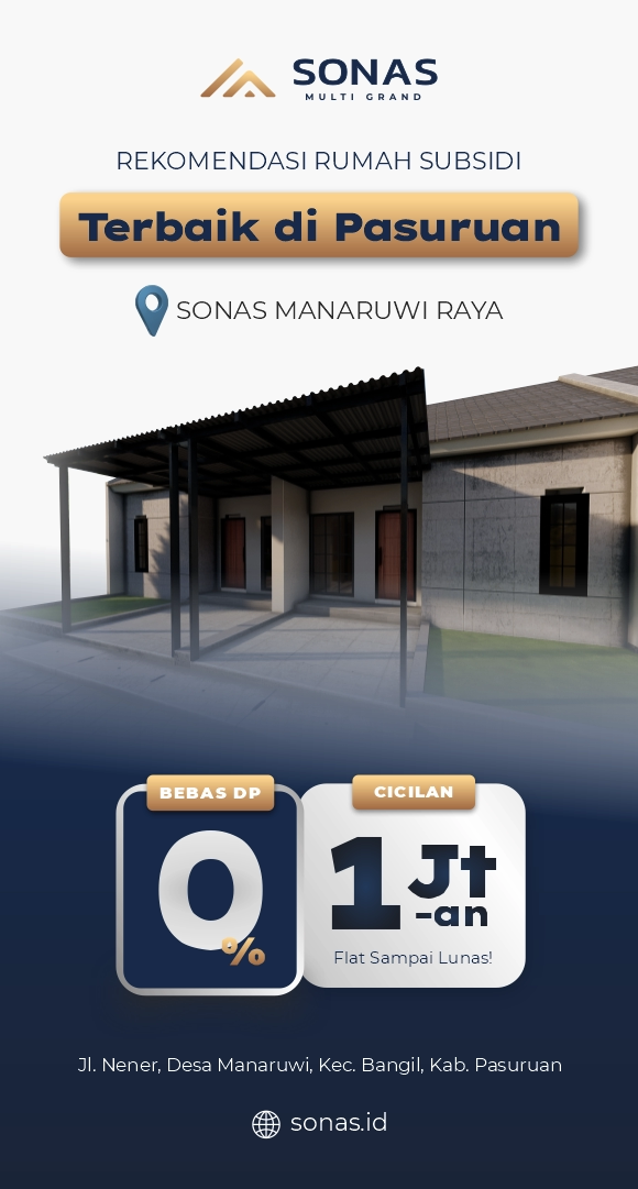 Rekomendasi Rumah Subsidi Terbaik di Pasuruan