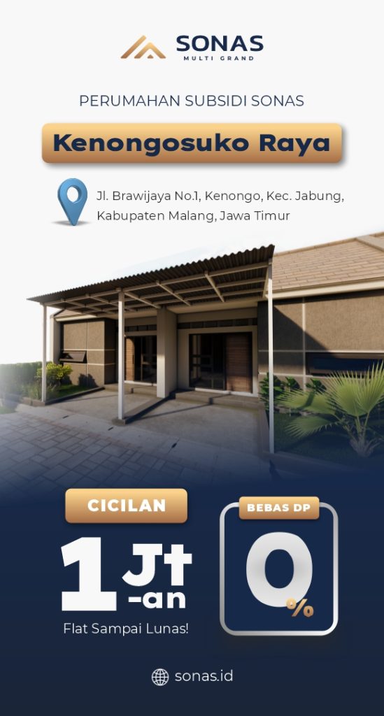 Rekomendasi Rumah Subsidi Bebas Uang Muka dan Cicilan Ringan