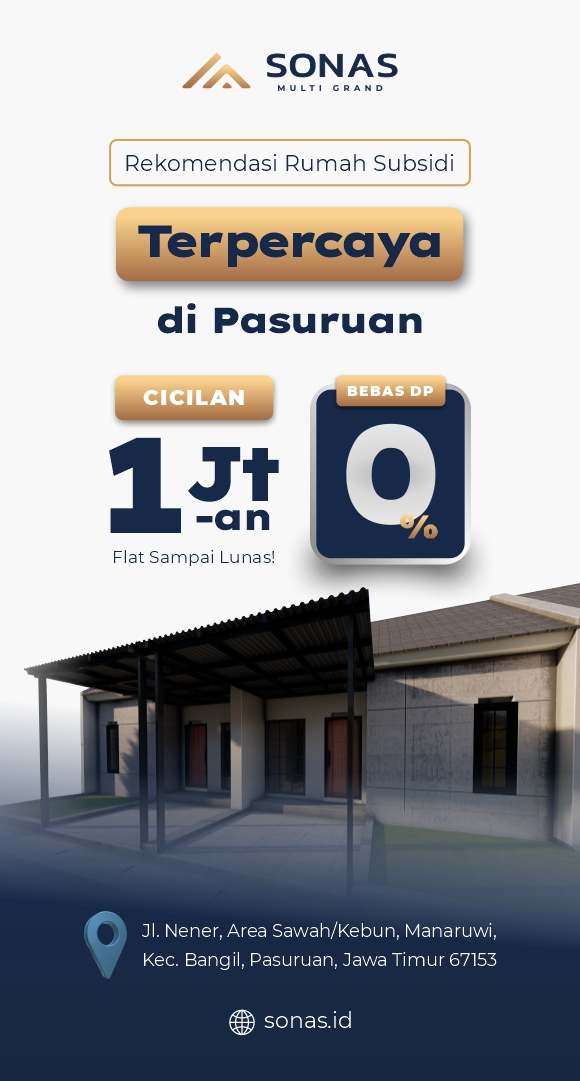 Rekomendasi Rumah Subsidi Terpercaya di Pasuruan