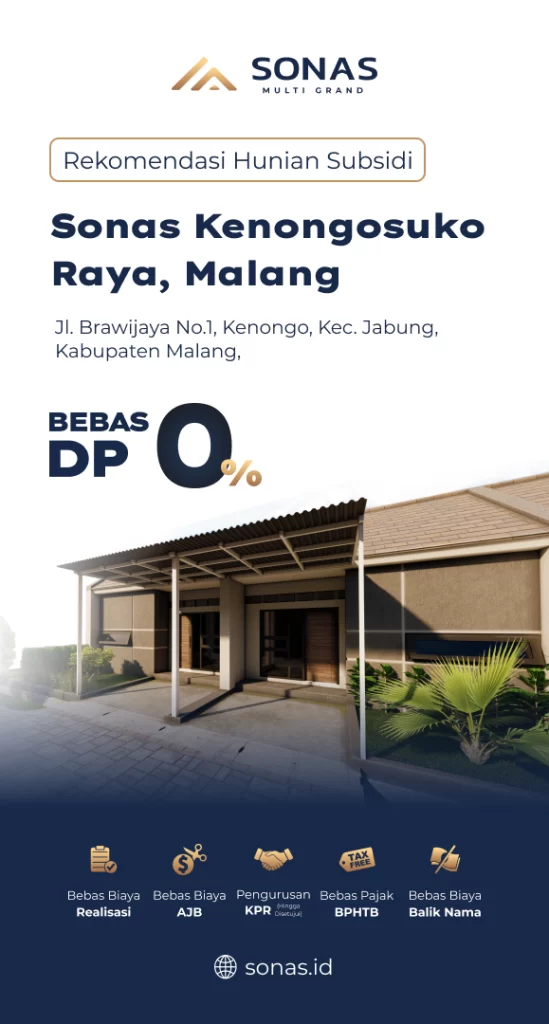 Rumah Subsidi di Malang, Sonas Kenongosuko Raya