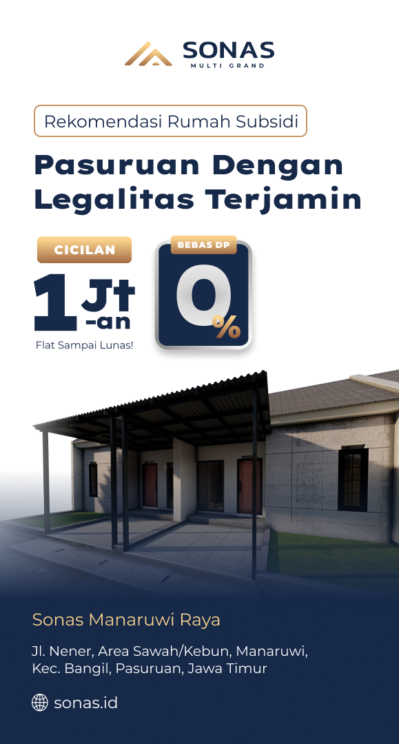 Rekomendasi Rumah Subsidi Pasuruan dengan Legalitas Terjamin