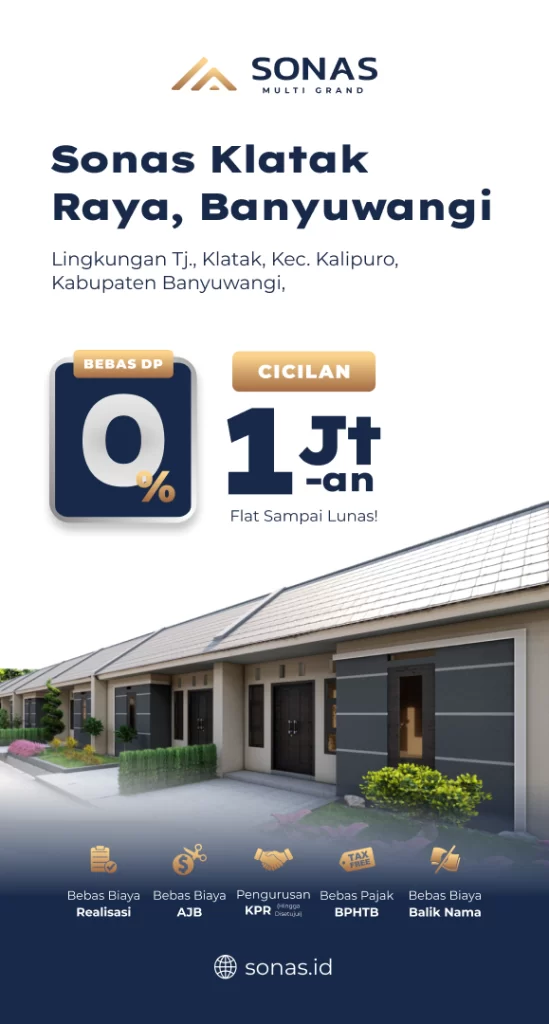 Rekomendasi Rumah Subsidi dari Sonas Multi Grand