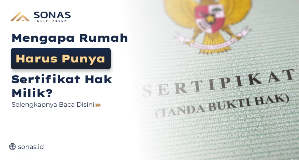 Mengapa Rumah Butuh Sertifikat