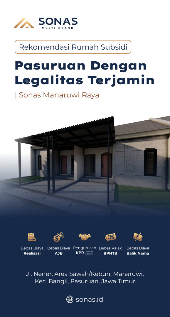 Rekomendasi Rumah Subsidi di Pasuruan Legalitas Terjamin