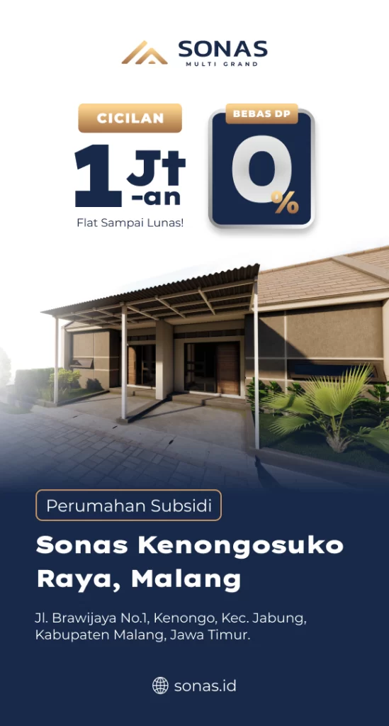 Rumah Subsidi Mimimalis Modern di Malang