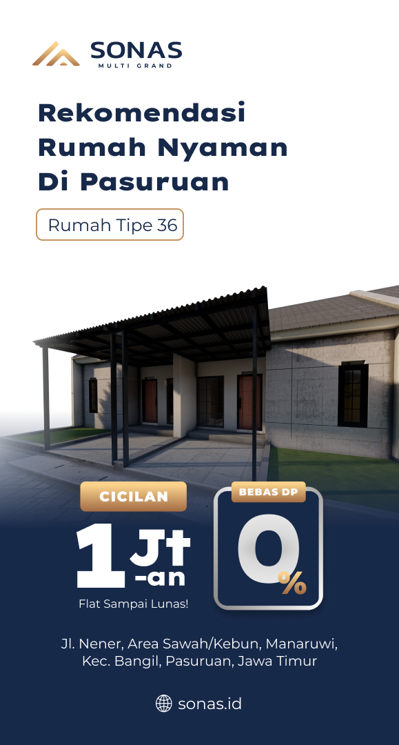 Rekomendasi Rumah Nyaman di Pasuruan