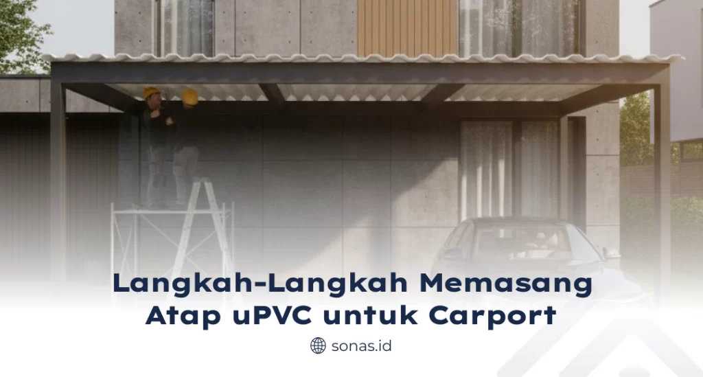 Langkah-Langkah Memasang Atap uPVC untuk Carport