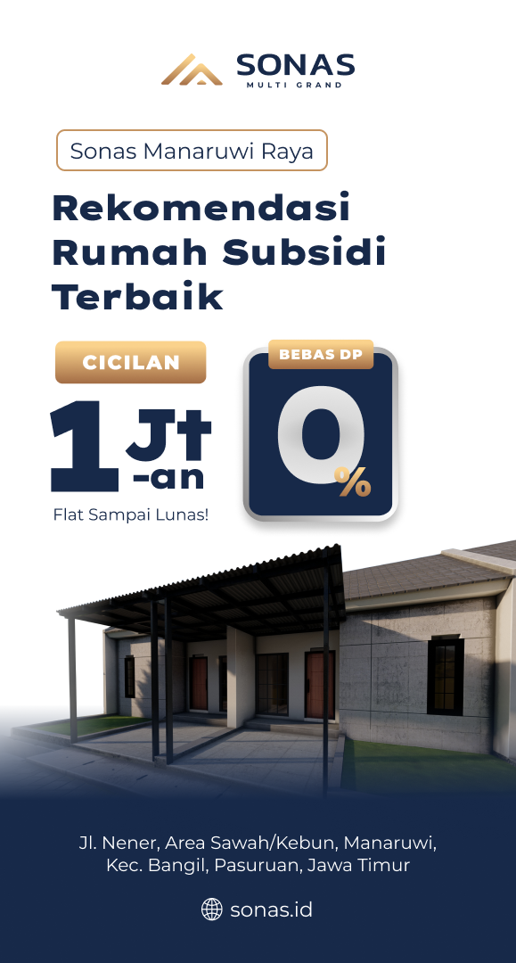 Rekomendasi Rumah KPR Subsidi Terbaik Cicilan Flat Sampai Lunas