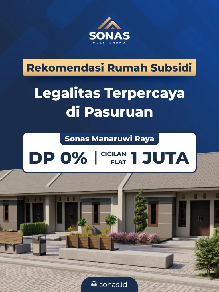 Rekomendasi Rumah Subsidi Legalitas Terpercaya di Pasuruan