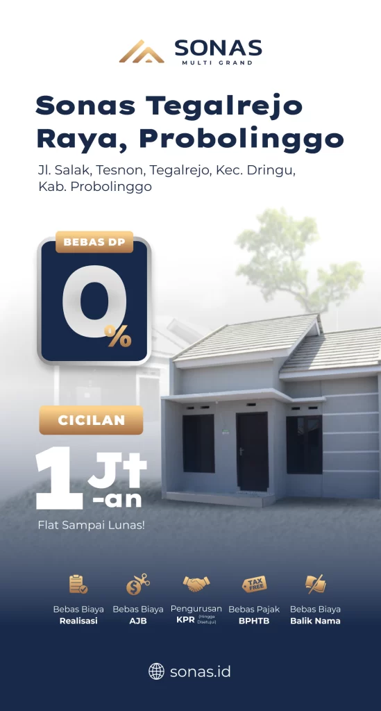 Sonas Tegalrejo Raya, Hunian Siap IMB dan Legal