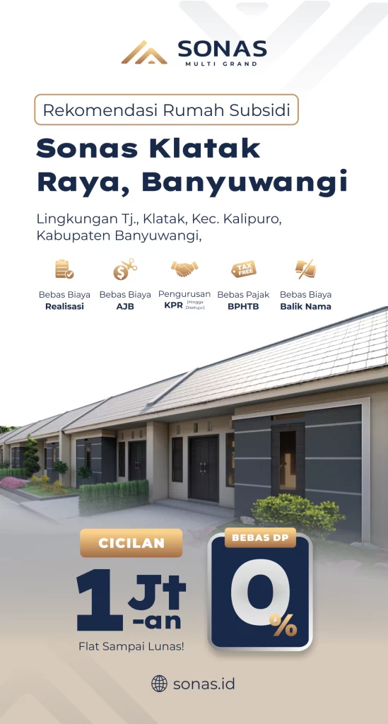Beli Rumah Aman di Sonas Multi Grand