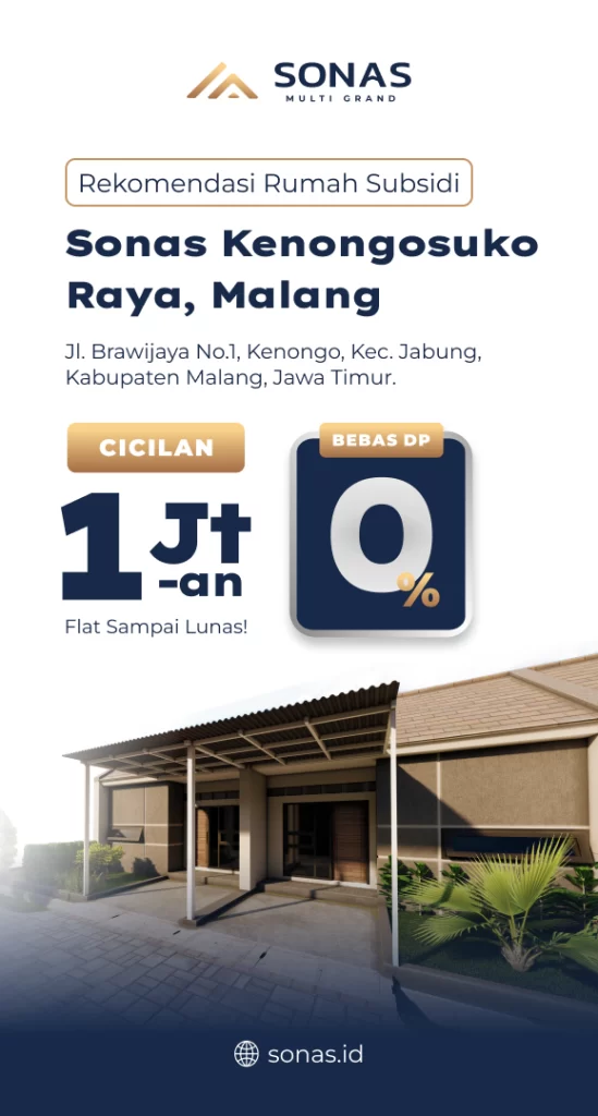 Sonas Kenongosuko Raya: Hunian dengan Legalitas Jelas