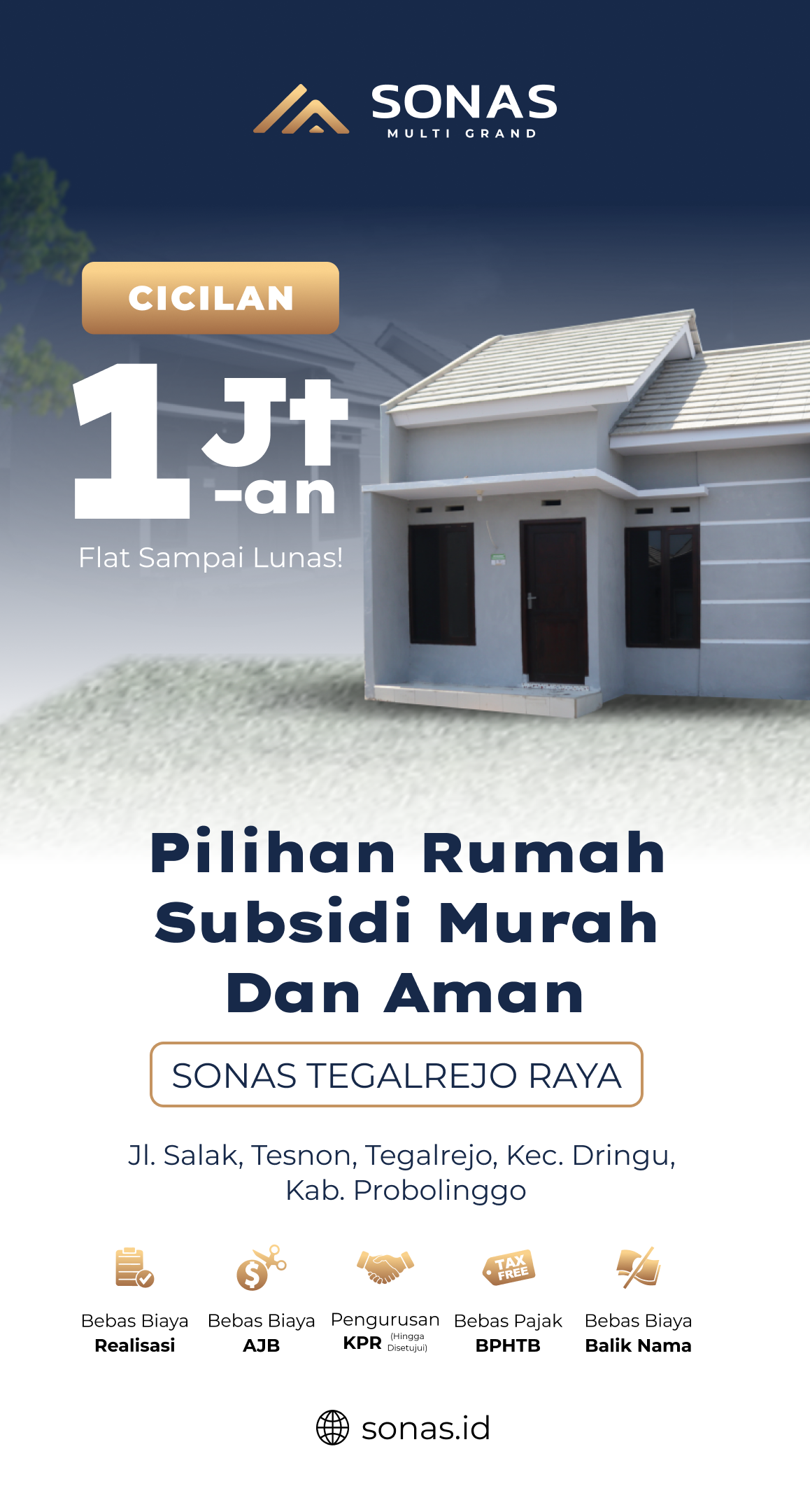 Sonas Tegalrejo Raya Pilihan Rumah Subsidi Murah dan Aman