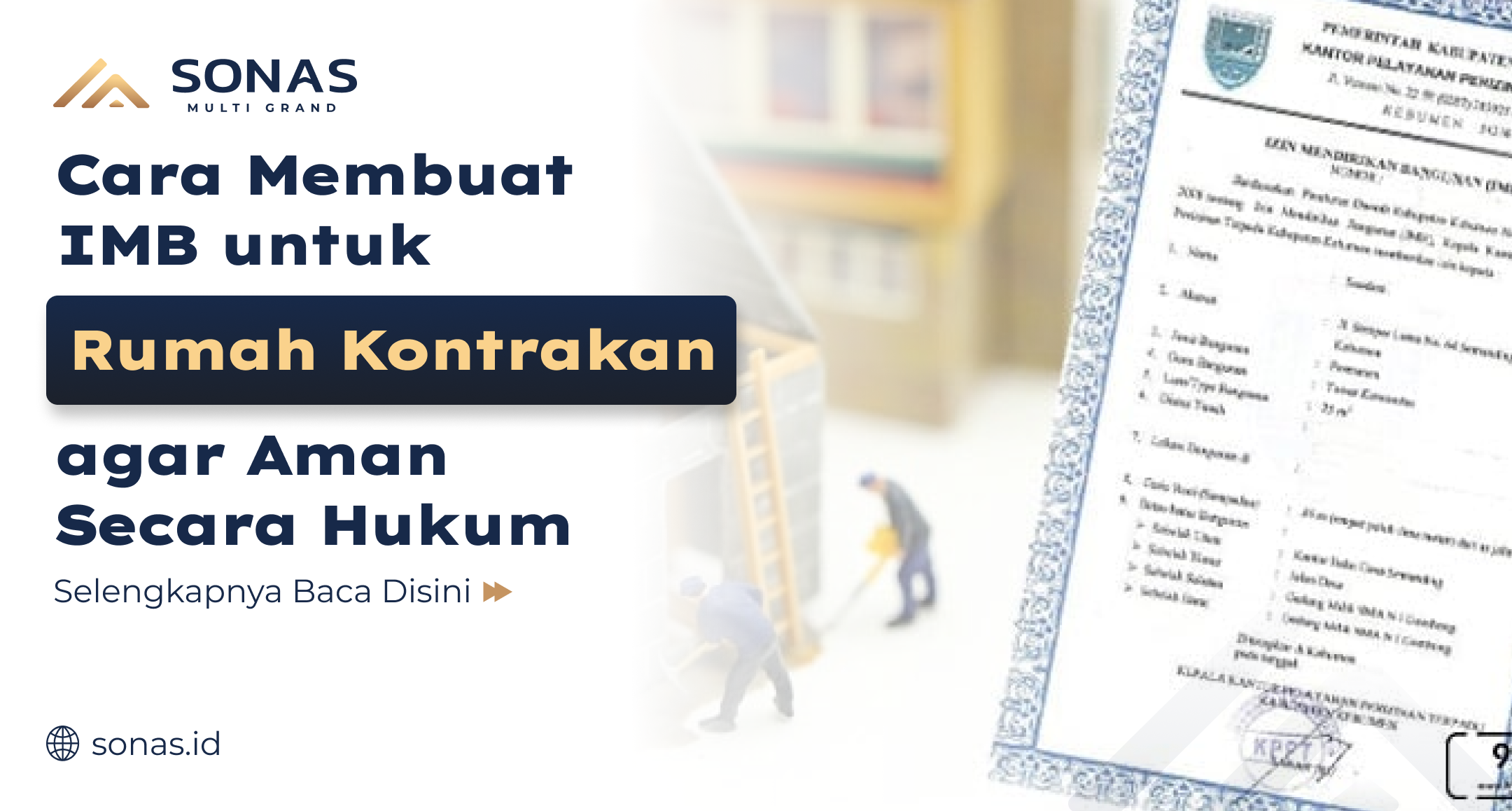 Cara Membuat IMB Untuk Rumah Kontrakan Agar Aman Secara Hukum - PT ...