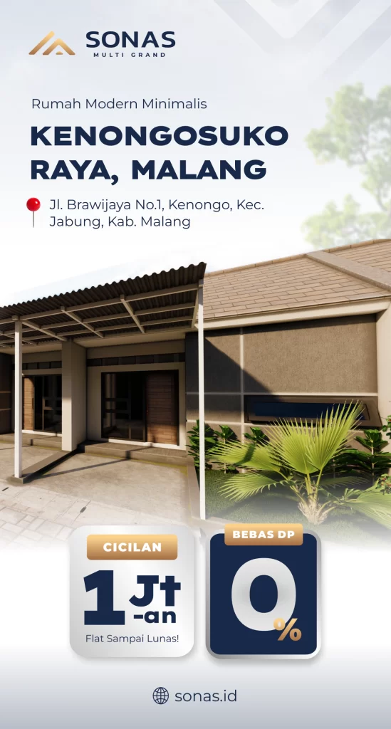 Sonas Kenongosuko, Pilihan Rumah Subsidi untuk Keluarga Modern
