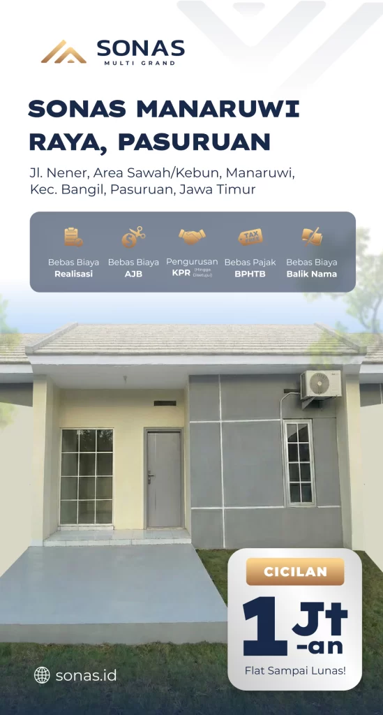 Rekomendasi Rumah Subsidi Murah Berkualitas di Pasuruan
